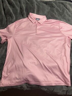 Ben Hogan Men's Pink Polo Shirt - Lightweight Performance